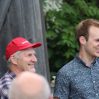 Sohn Timo hat die Führung im Rahmen eines Betriebsausflugs für seine Kollegen organisiert